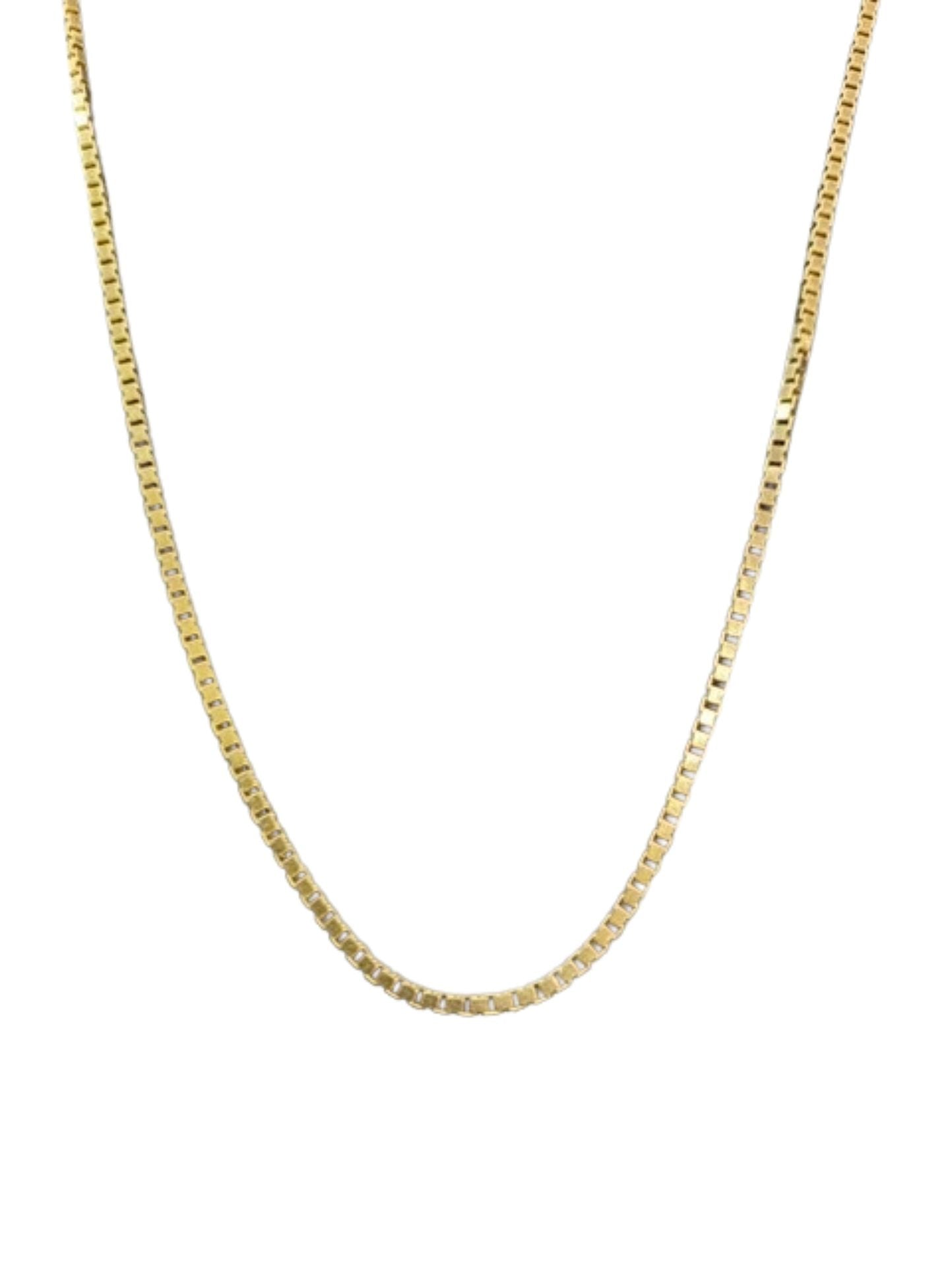 10k Yellow Box Chain