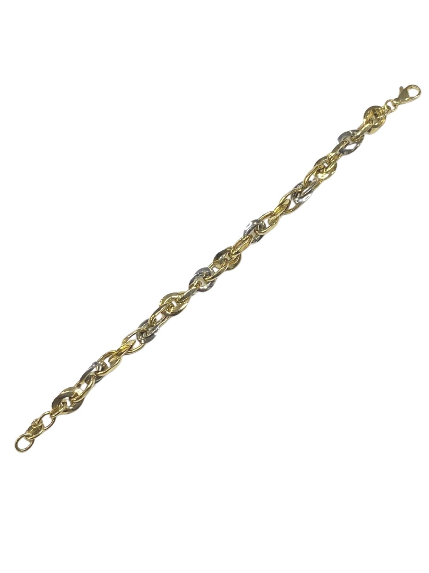 10k Two Tone Ladies' Bracelet