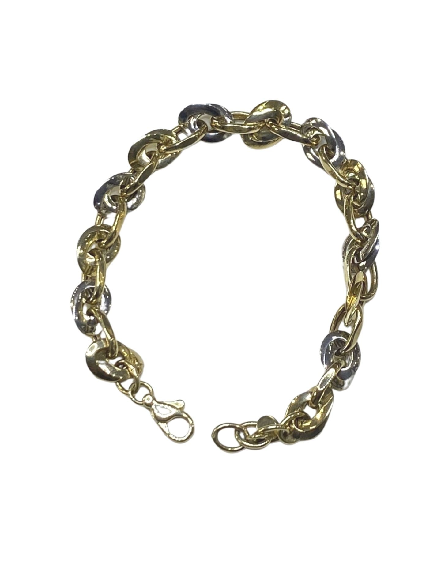 10k Two Tone Ladies' Bracelet
