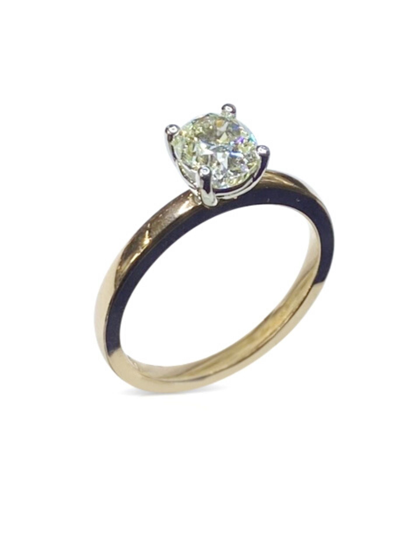 14k Rose Gold Solitaire Engagement Ring