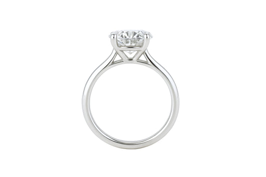 14k White Gold Single Solitaire Engagement Ring