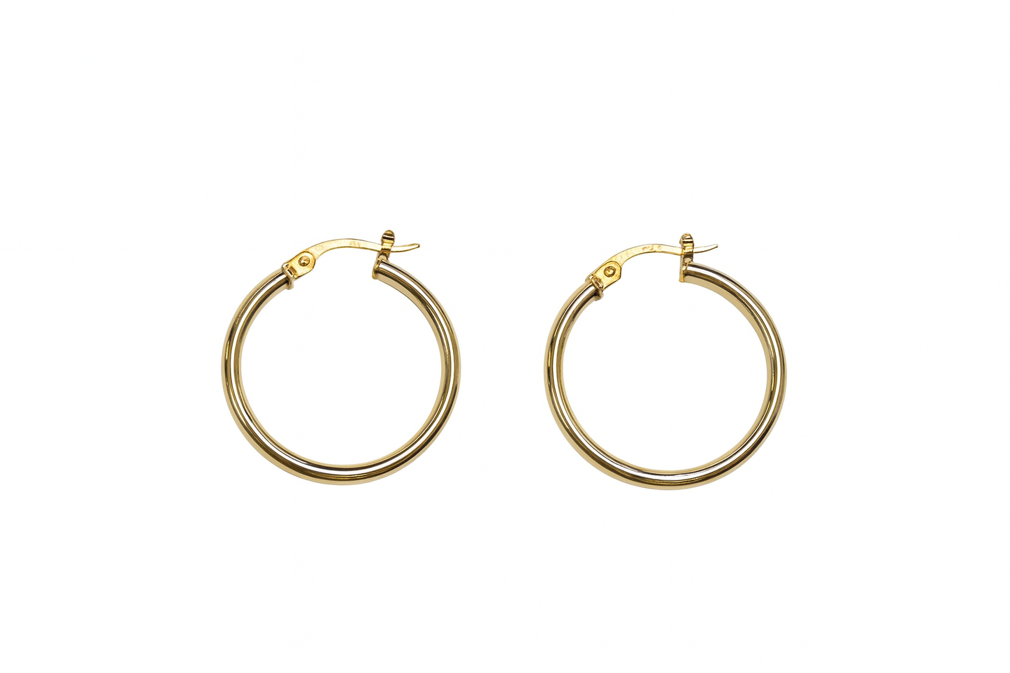 10k Yellow Gold Hoop Earrings