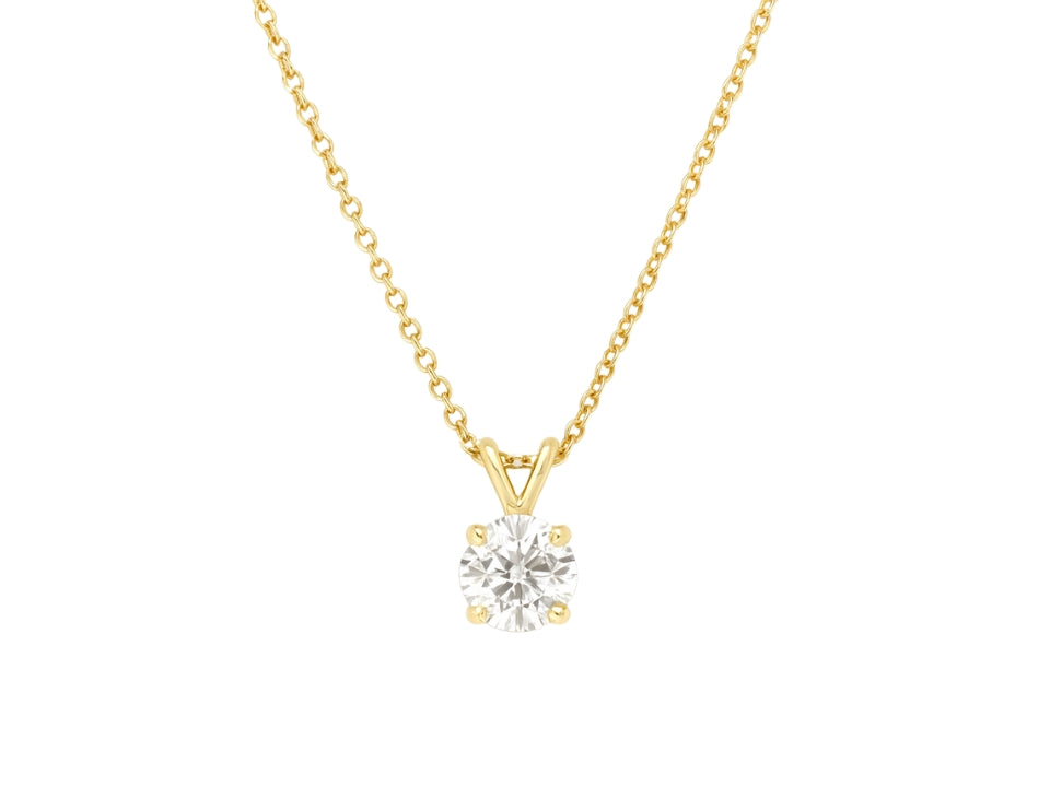10k Yellow Gold Diamond Pendant