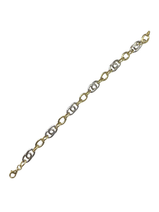 10k Two Tone Ladies' Bracelet